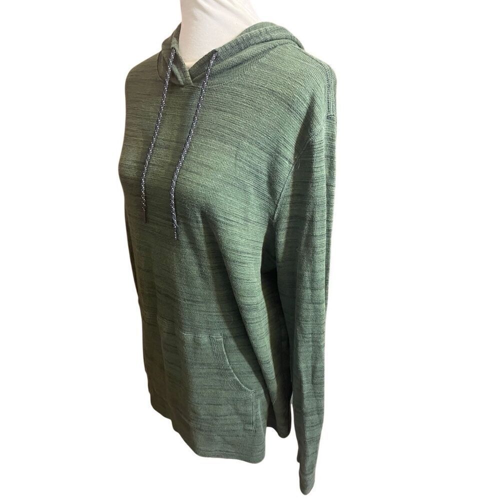 Urban Pipeline Men’s Lightweight Green Pullover Hoodie With Kangaroo Pocket Size — image 5 of 8